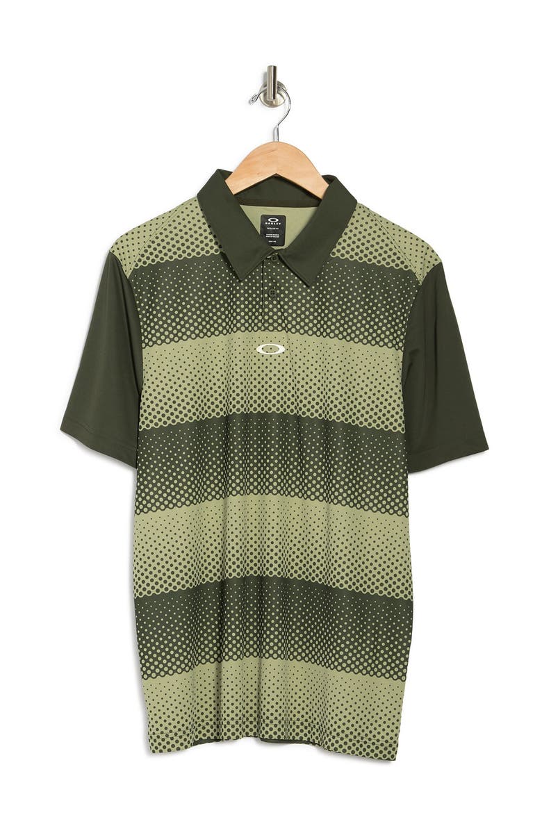 Oakley Dot Stripes Polo, Alternate, color, 