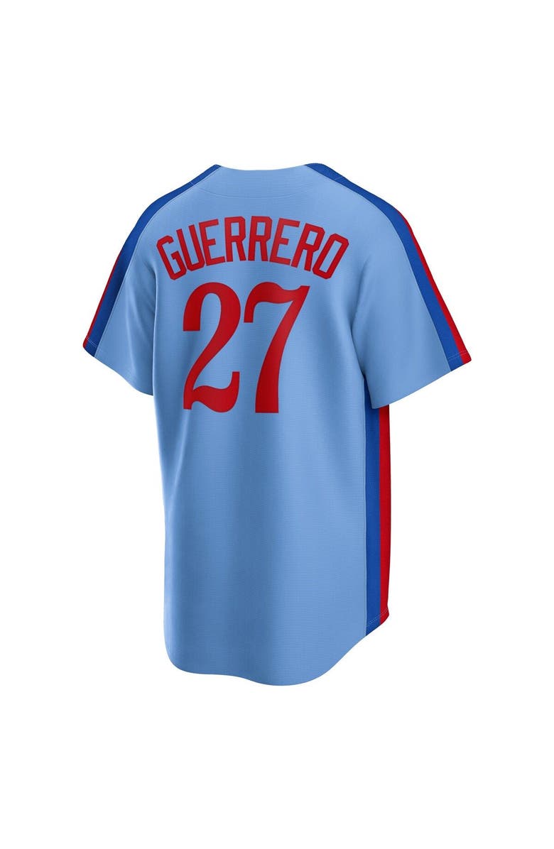 Nike Men's Nike Vladimir Guerrero Powder Blue Montreal Expos Road Cooperstown Collection Player Jersey, Alternate, color, 