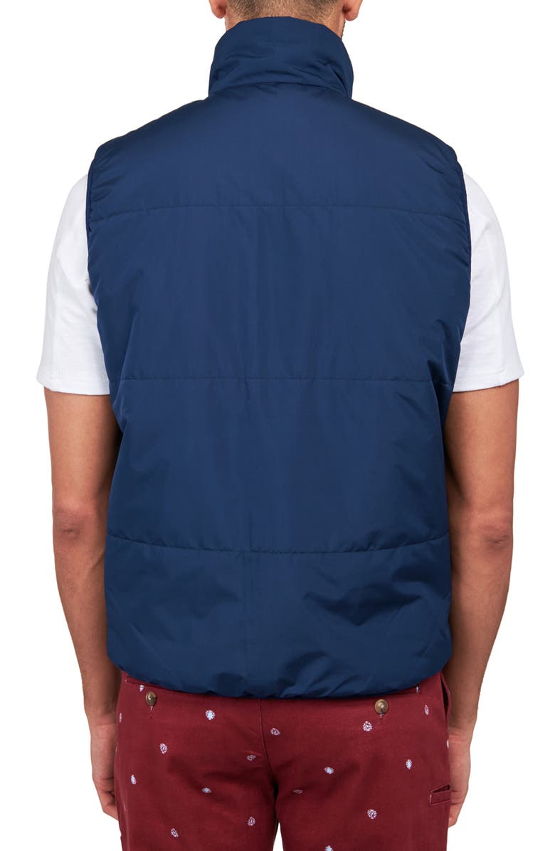 CONSTRUCT Reversible Puffer Vest, Alternate, color, Navy