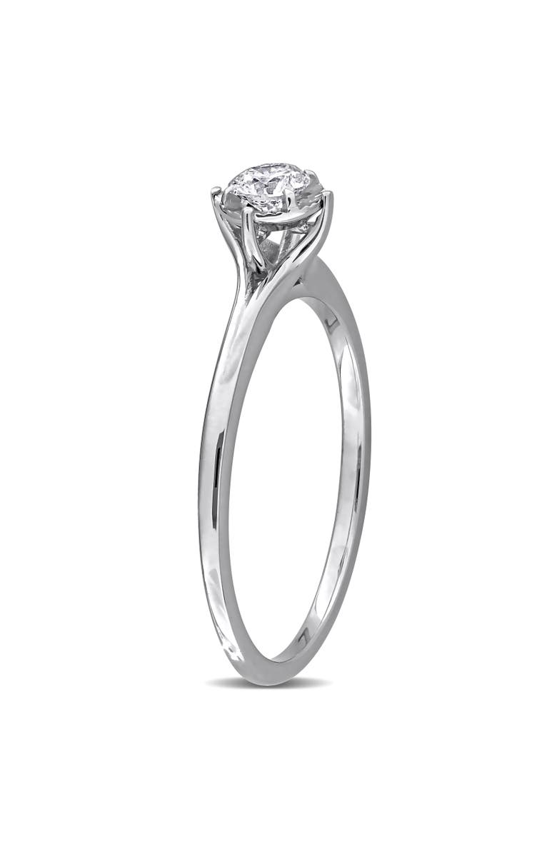 Julianna B. Lab-Grown Diamond Solitaire Ring 18k, Alternate, color, White Gold