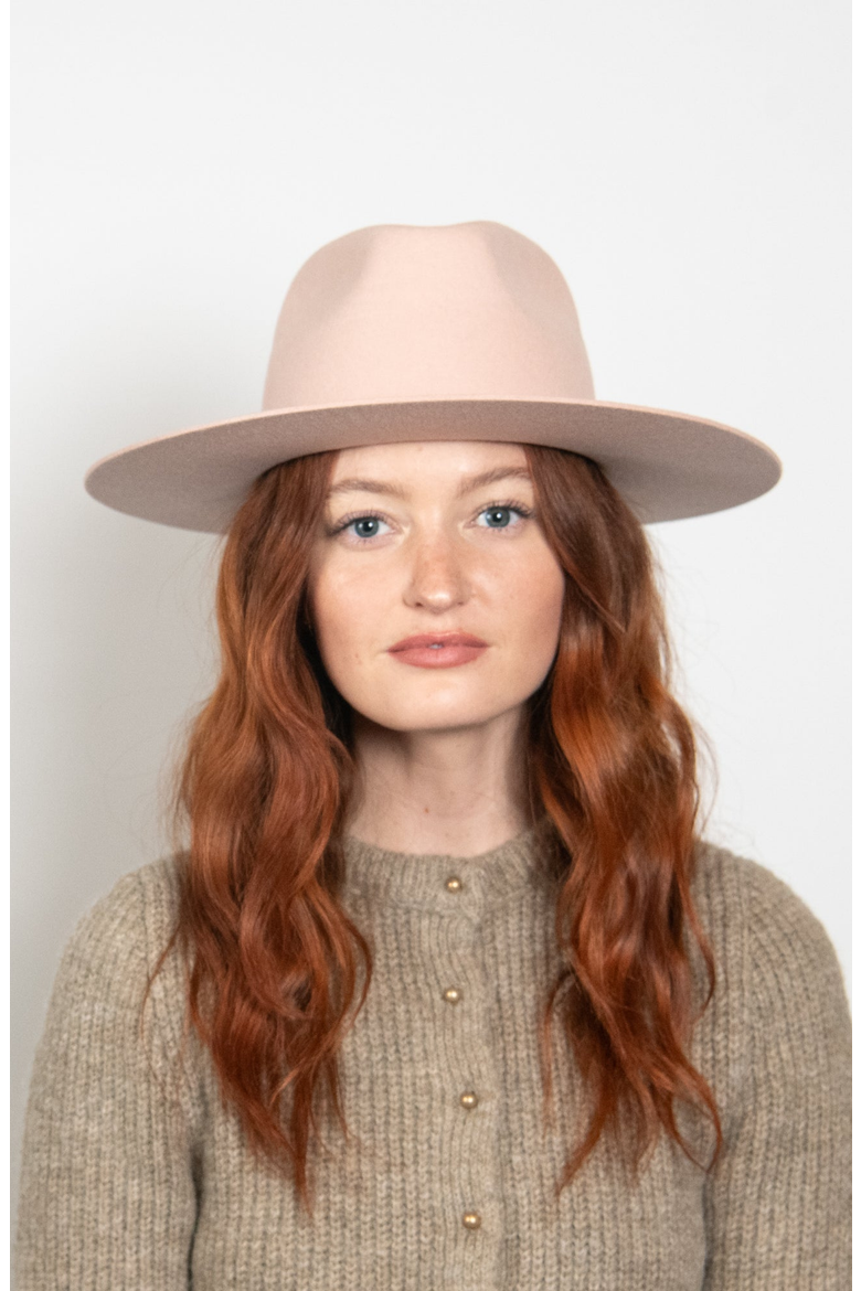 Shea Fedora, Alternate, color, Blush