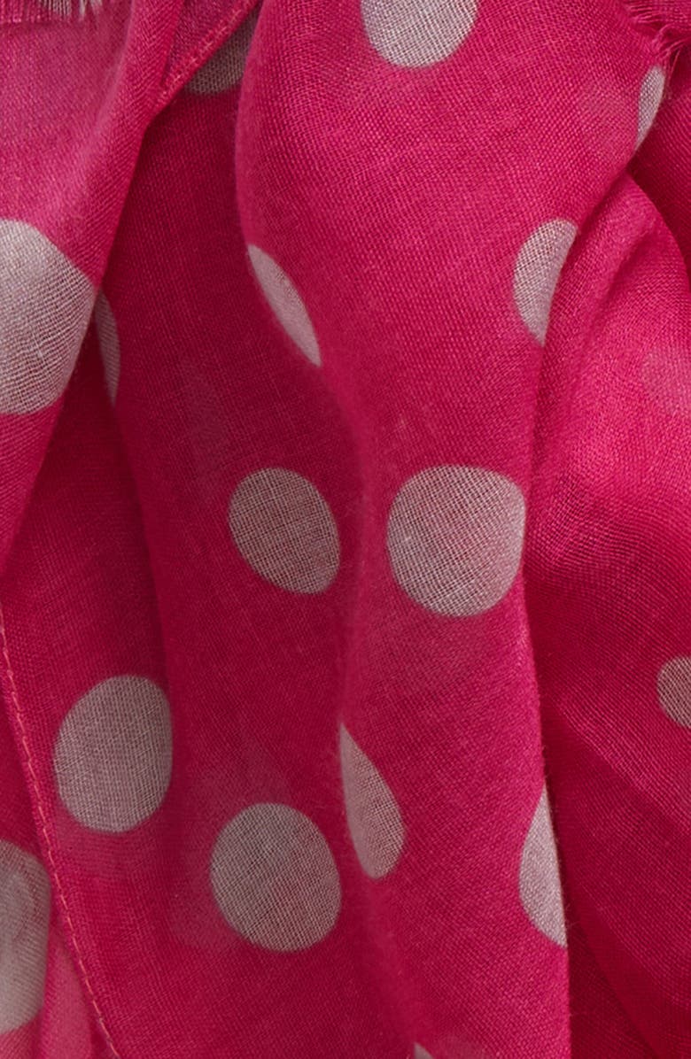 Tasha Polka Dot Scarf, Alternate, color,