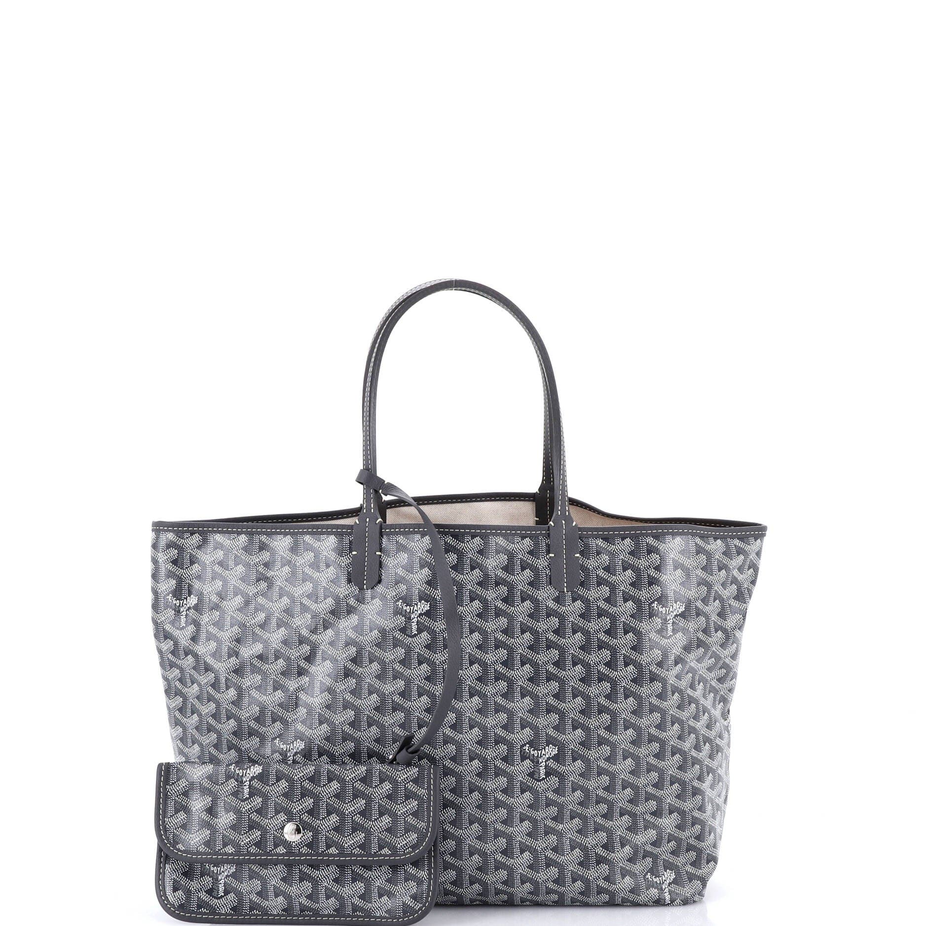 Pre-Owned Goyard Saint Louis Tote Coated Canvas PM, Alternate, color, Gray
