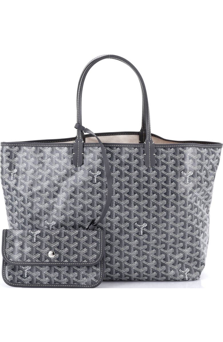 Pre-Owned Goyard Saint Louis Tote Coated Canvas PM, Alternate, color, Gray