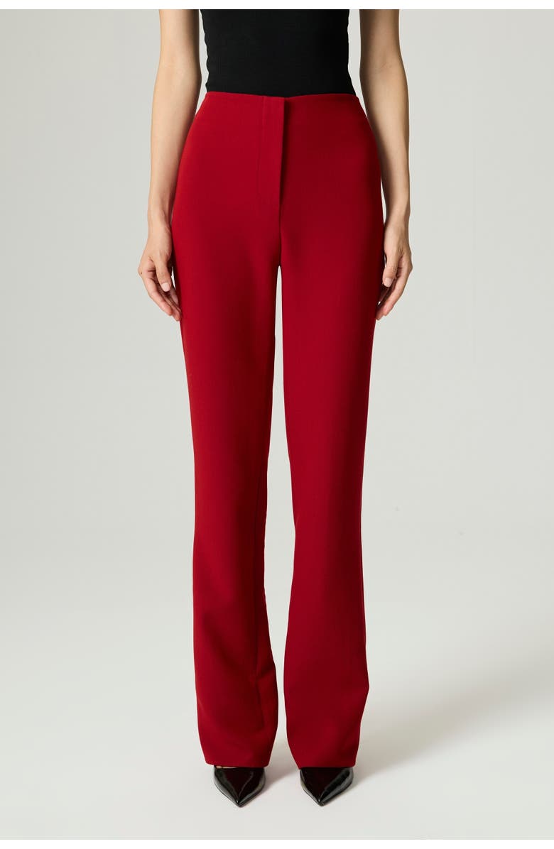 Nocturne Tailored Bootcut Trousers, Main, color, Red