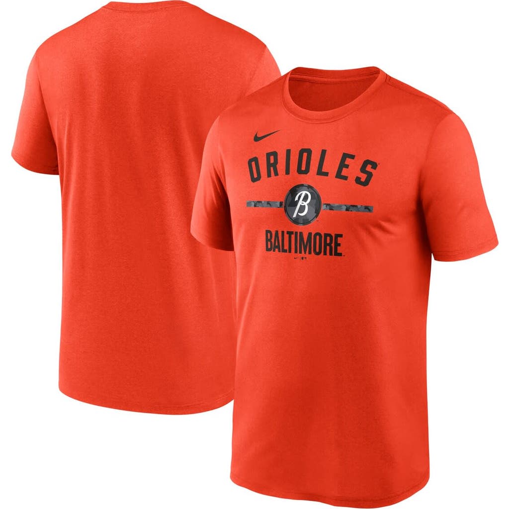 Nike Baltimore Orioles City Connect Legend Men's Dri-fit Mlb T-shirt In Orange