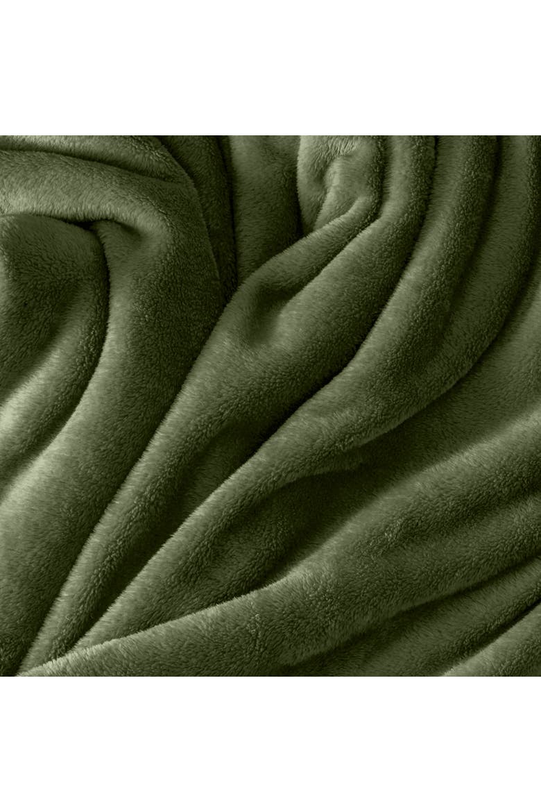 Microplush Fleece Throw Blanket, Alternate, color, Cypress