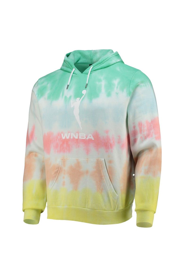 Mint/Coral WNBA Logowoman Pride Pullover Hoodie, Alternate, color, Mint