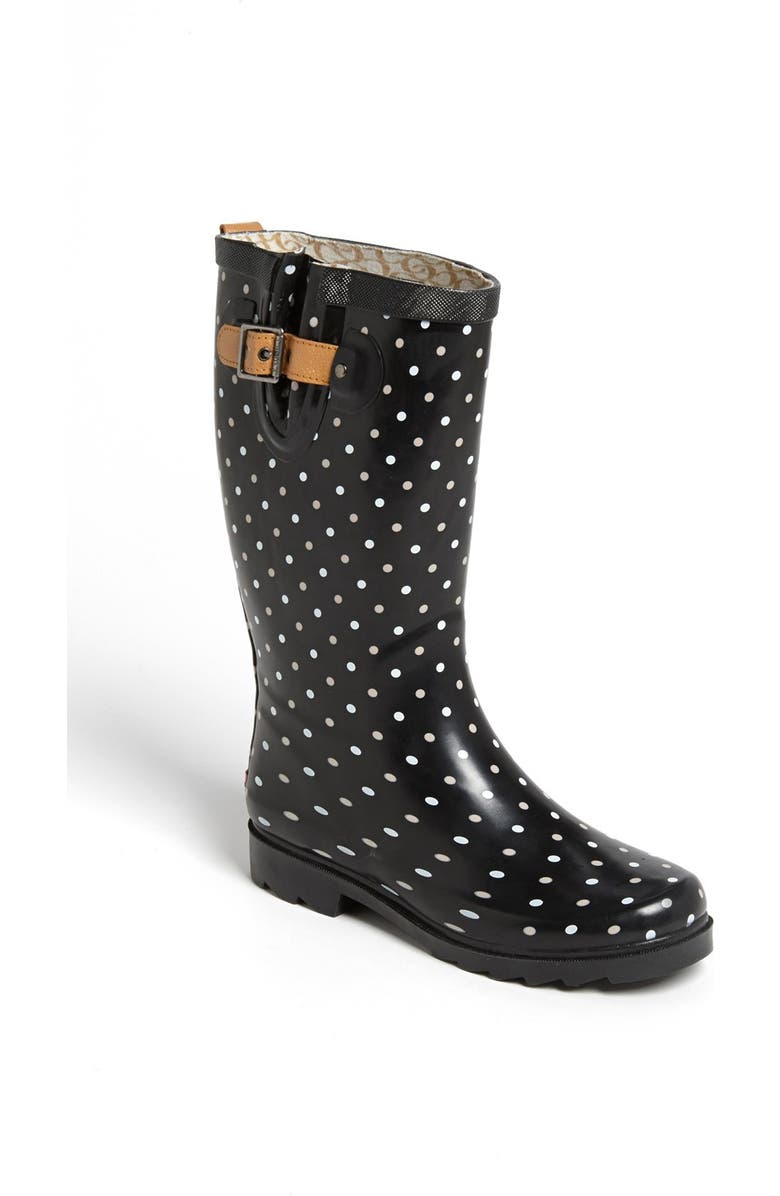Chooka 'Classical Dot' Rain Boot, Main, color,