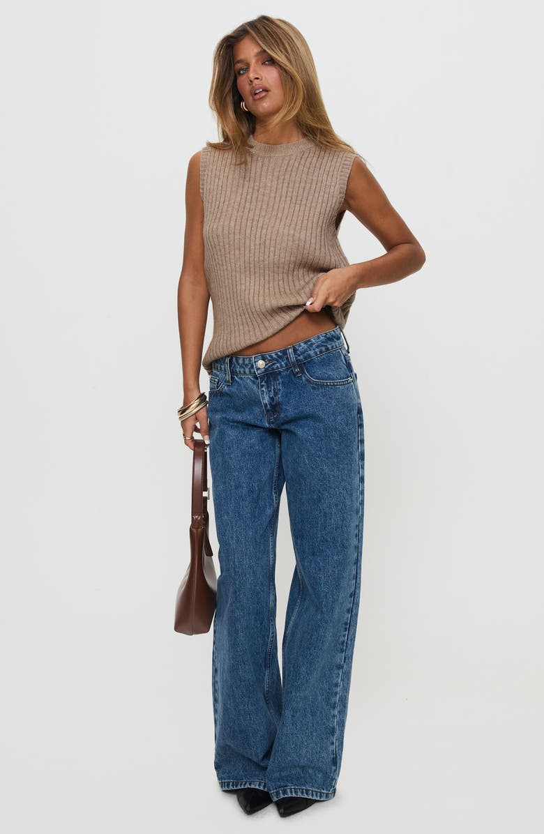 Princess Polly Jessabell Crewneck Sweater Tank, Alternate, color,