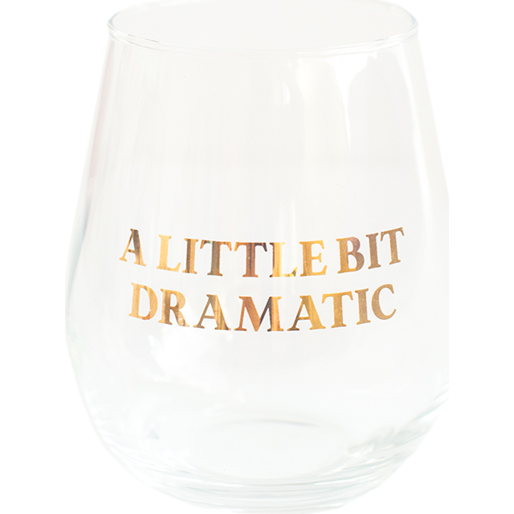Jollity & Co "a Little Bit Dramatic" Wine Glass In Assorted Pre-pack