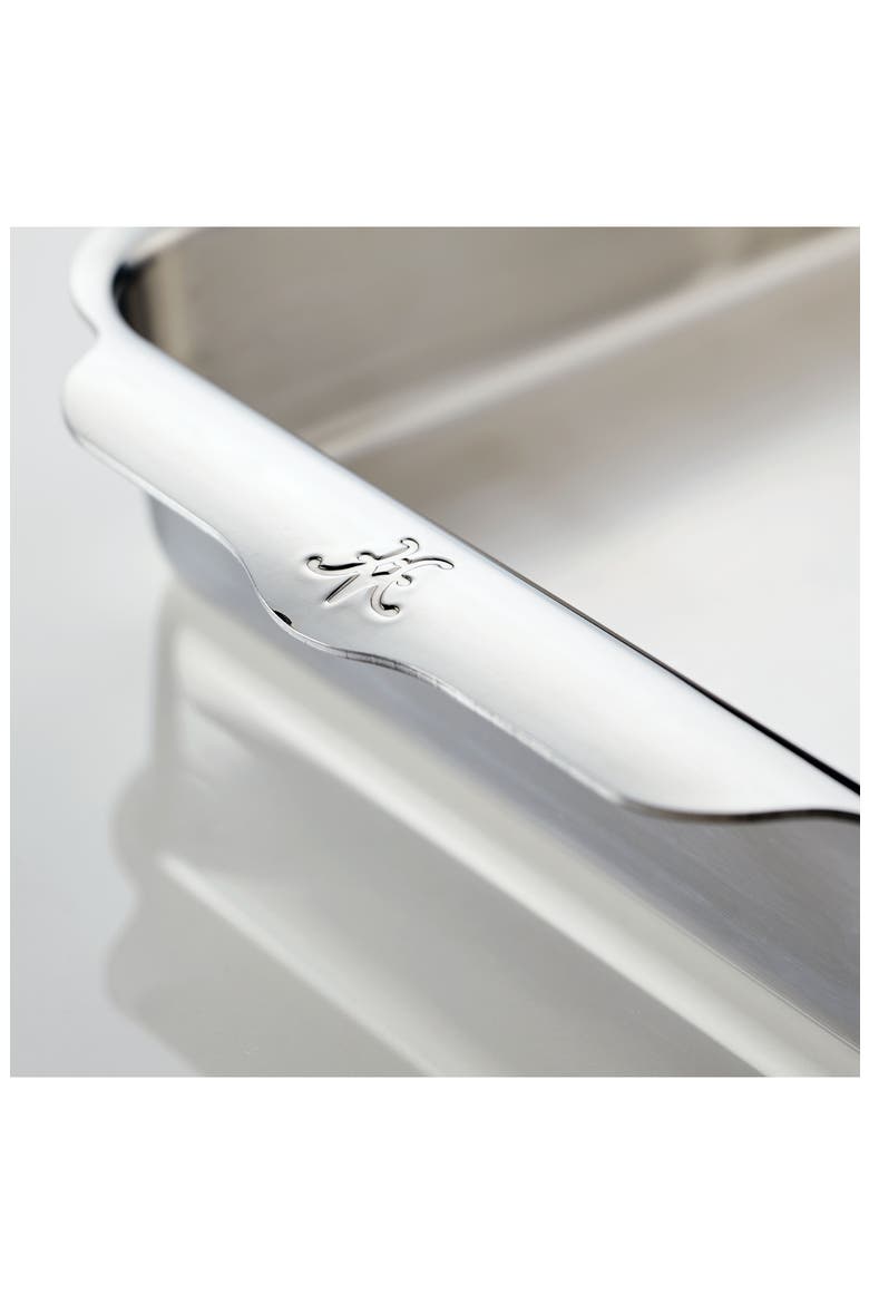 OvenBond Stainless Steel Rectangular Baking Pan, Alternate, color, STAINLESS STEEL