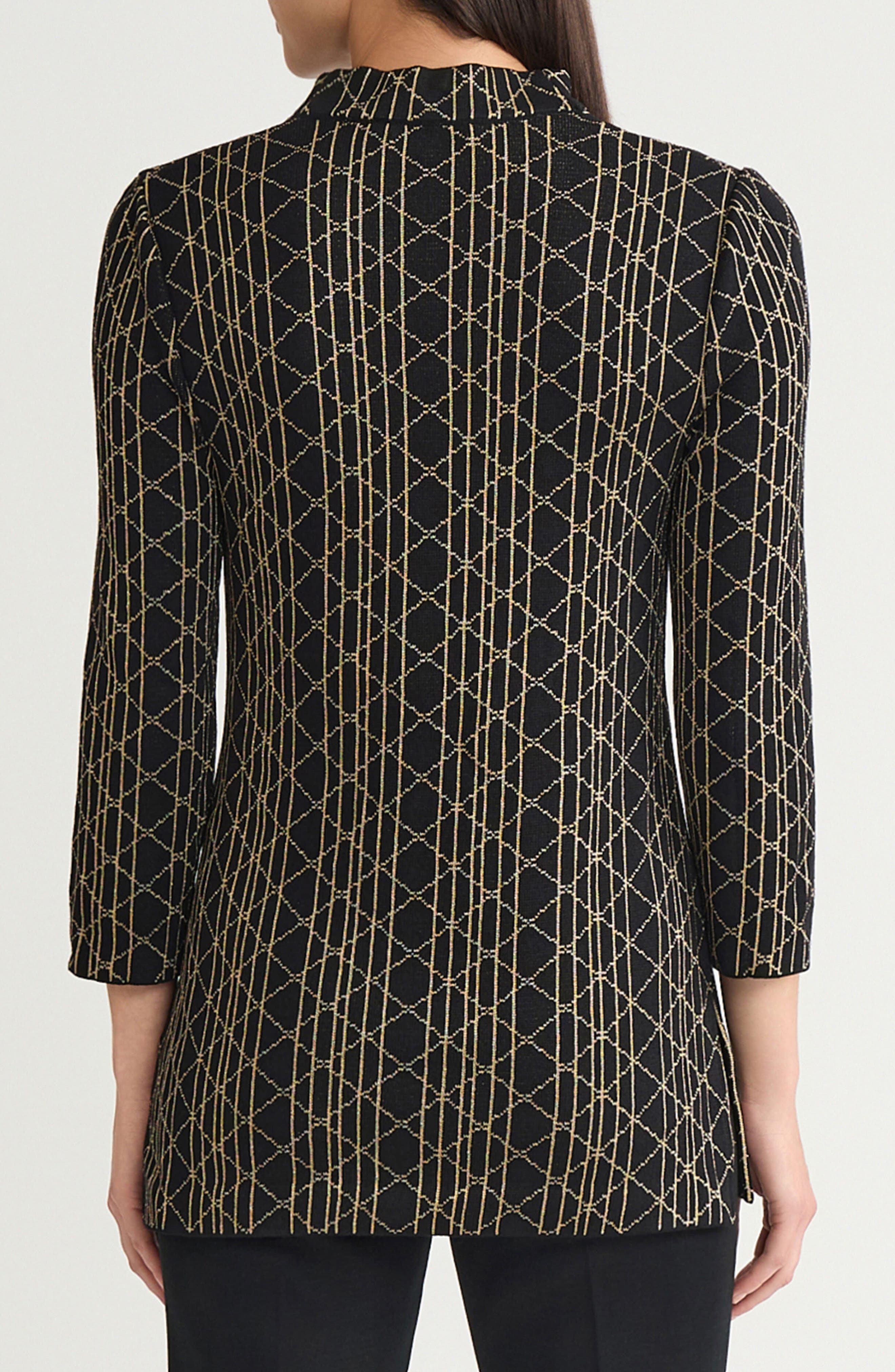 Art Deco Metallic Tunic - image 2