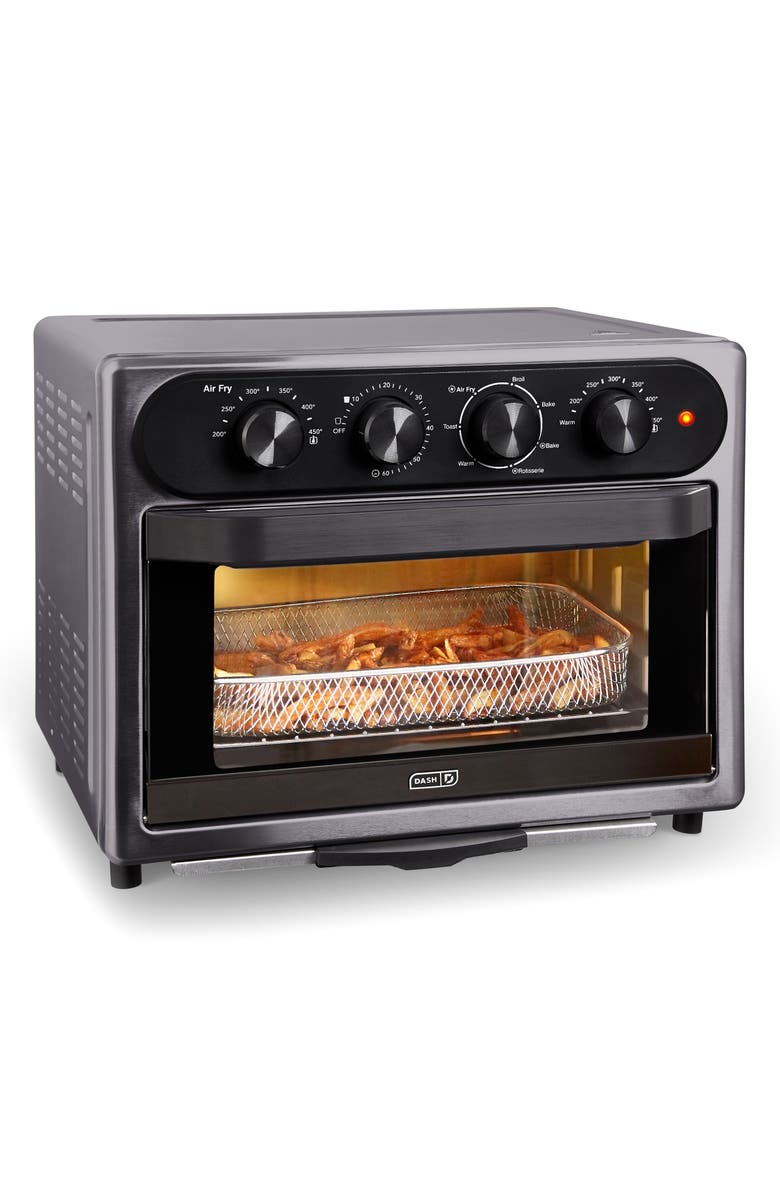 Dash Chef Series Air Fryer Oven with Rotisserie, Alternate, color, Graphite