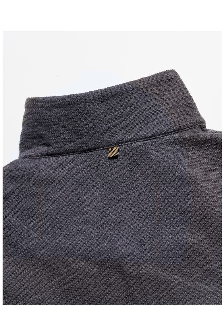 French Terry Half Zip Pullover, Alternate, color, ASPHALT