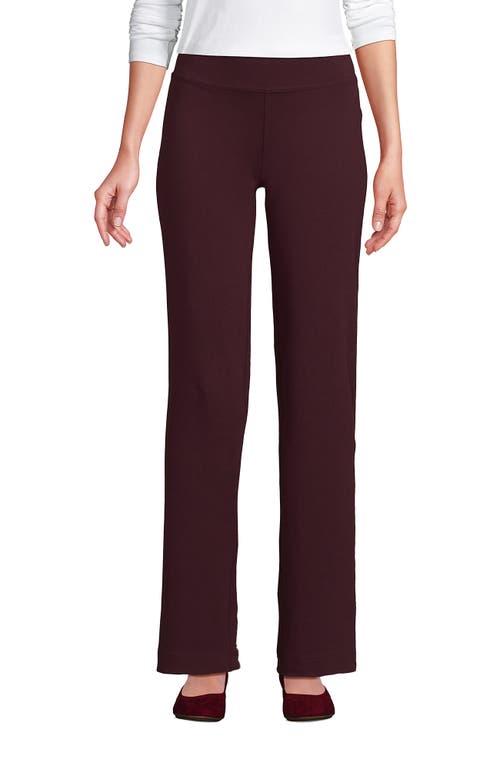 Lands' End Starfish Mid Rise Straight Leg Pants In Red