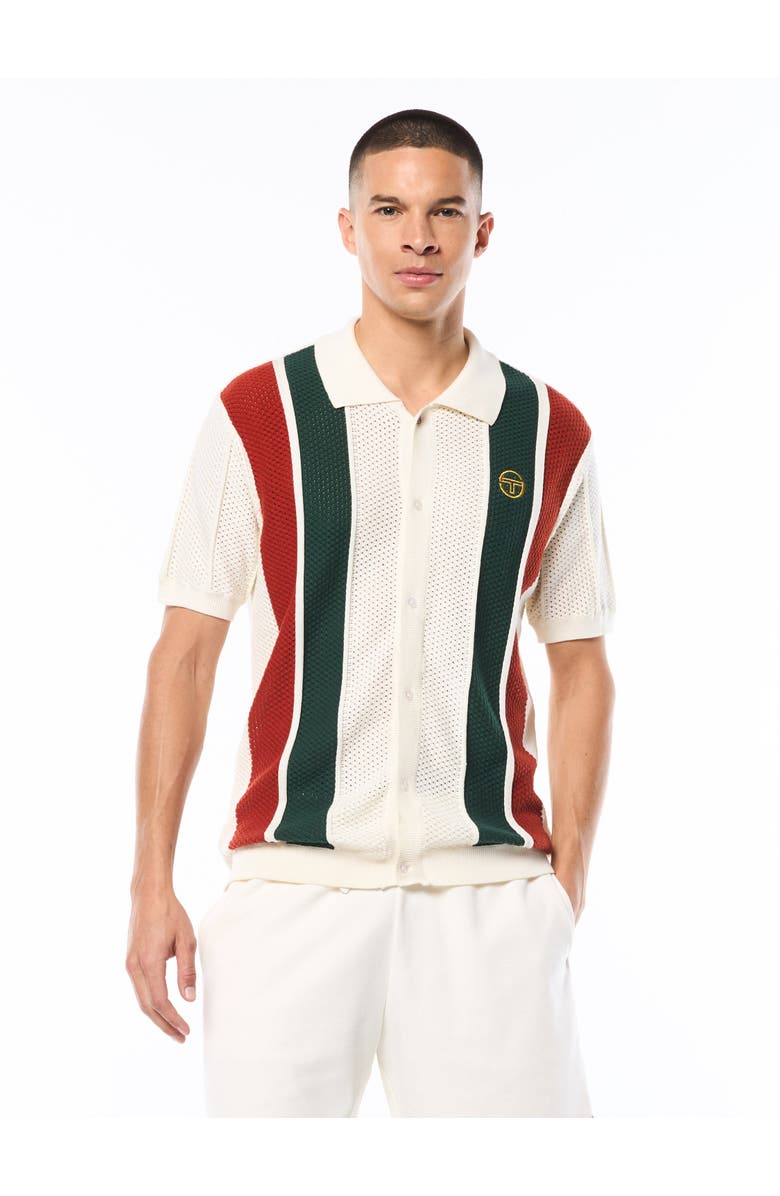Sergio Tacchini Montell Knit Polo, Main, color, Gardenia