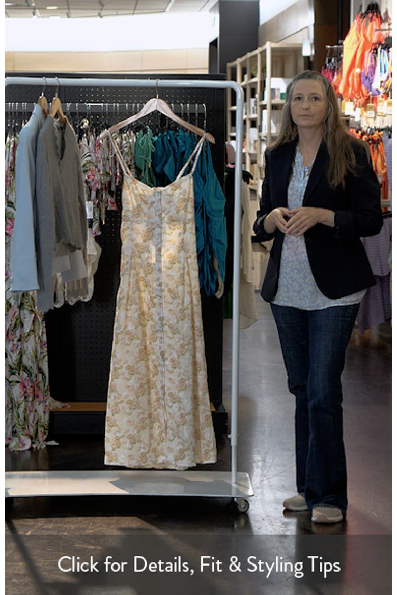 Teah Embroidered Floral Cotton Dress video