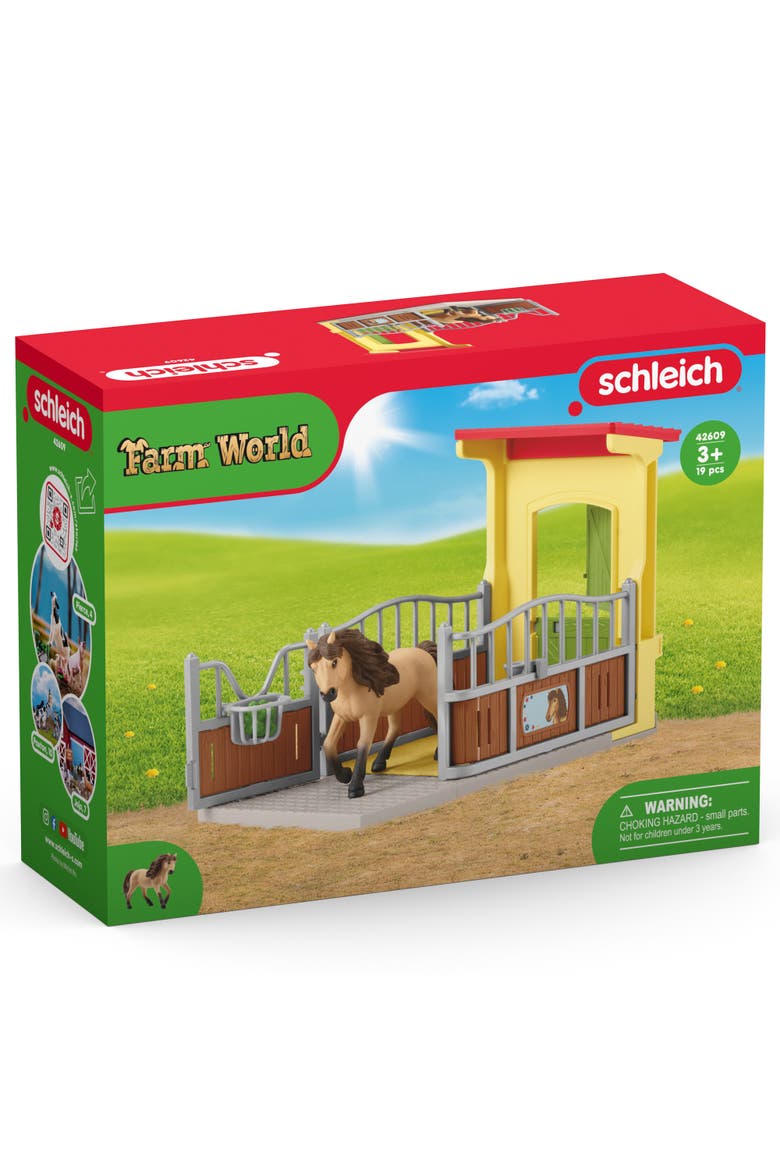 Pony Box With Iceland Pony Stallion, Alternate, color, Multicolored