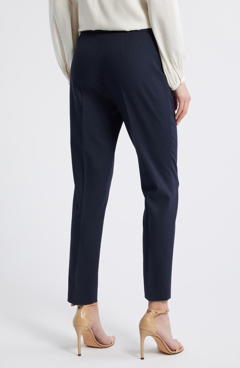 BOSS Tiluna Slim Fit Pants, Alternate, color, Clean Navy