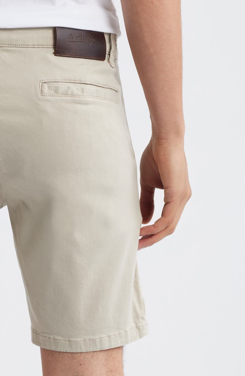 34 Heritage Arizona Flat Front Shorts, Alternate, color, Dawn Twill