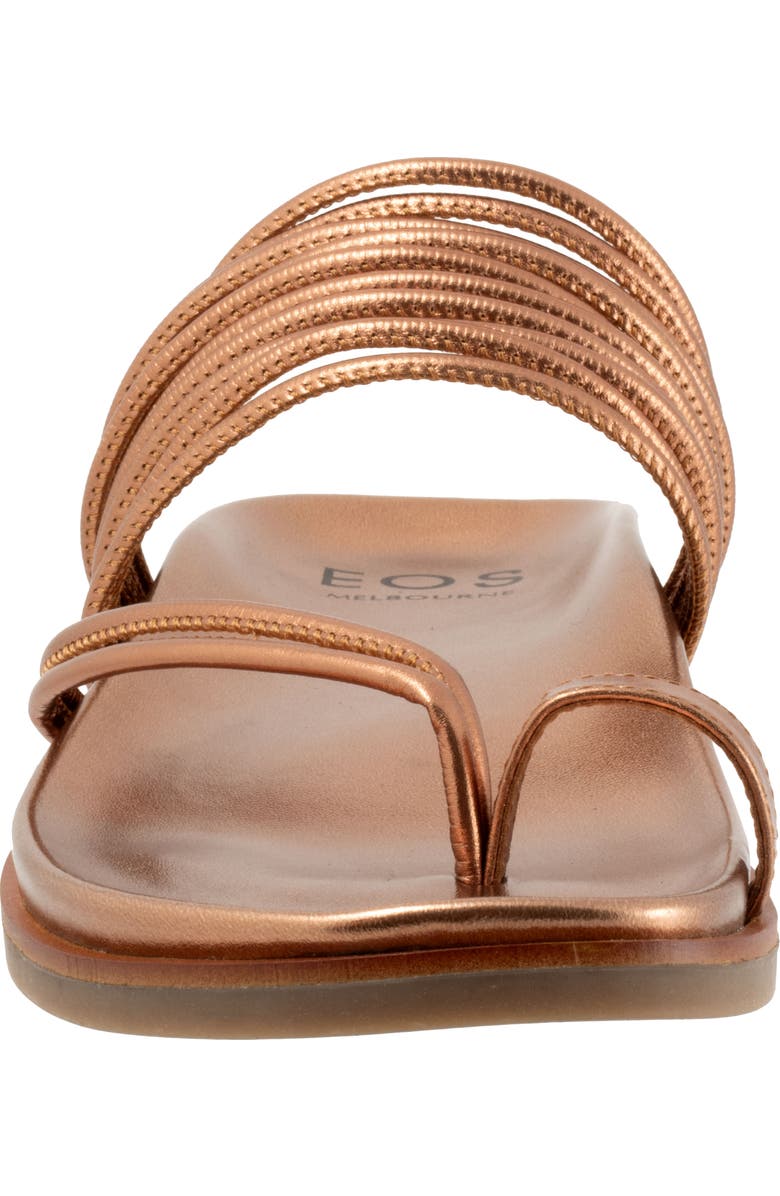 EOS FOOTWEAR Carmella Toe Loop Sandal, Alternate, color, Copper