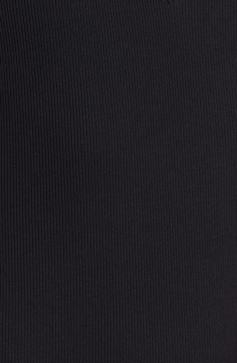 Topshop Pamela Ribbed Swimsuit, Alternate, color, 