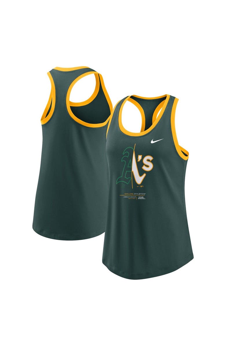 Nike Women's Nike Green Oakland Athletics Tech Tank Top, Main, color, Green
