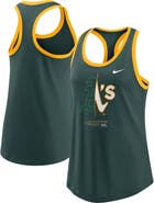 Nike Women's Nike Green Oakland Athletics Tech Tank Top