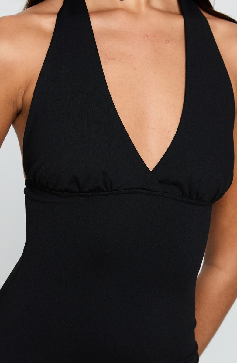 Princess Polly Whimsy Asymmetric Halter Midi Dress, Alternate, color, 