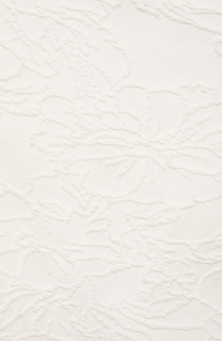 MANGO Textured Cotton Blend Miniskirt, Alternate, color, 