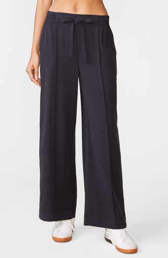 Seamed Front Wide Leg Pants
