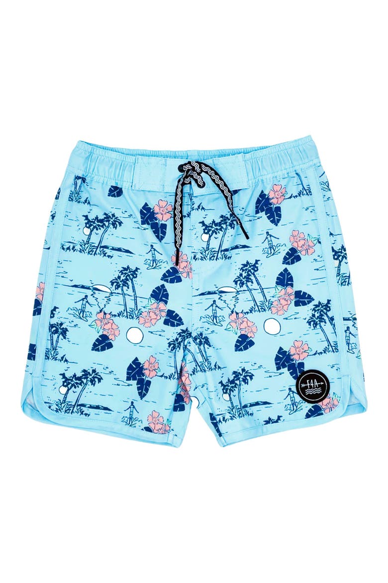 Islander Board Shorts, Main, color, COOL BLUE