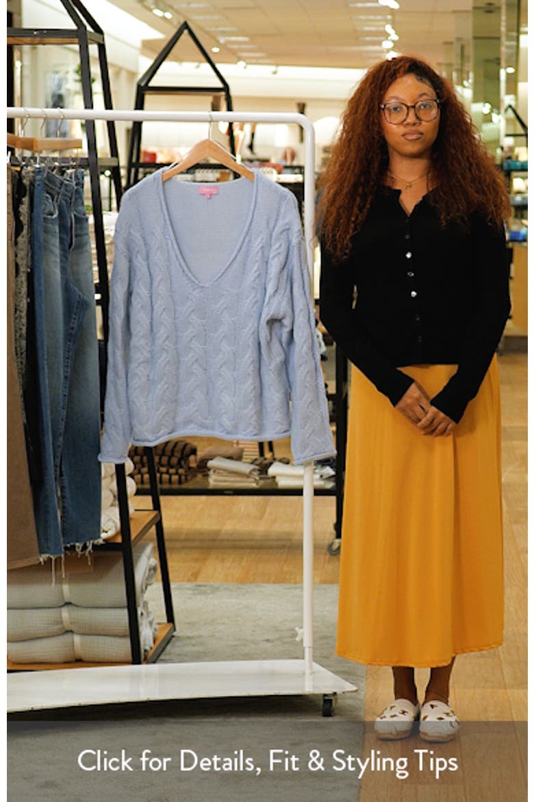 Inga Oversize Cable Knit Sweater video