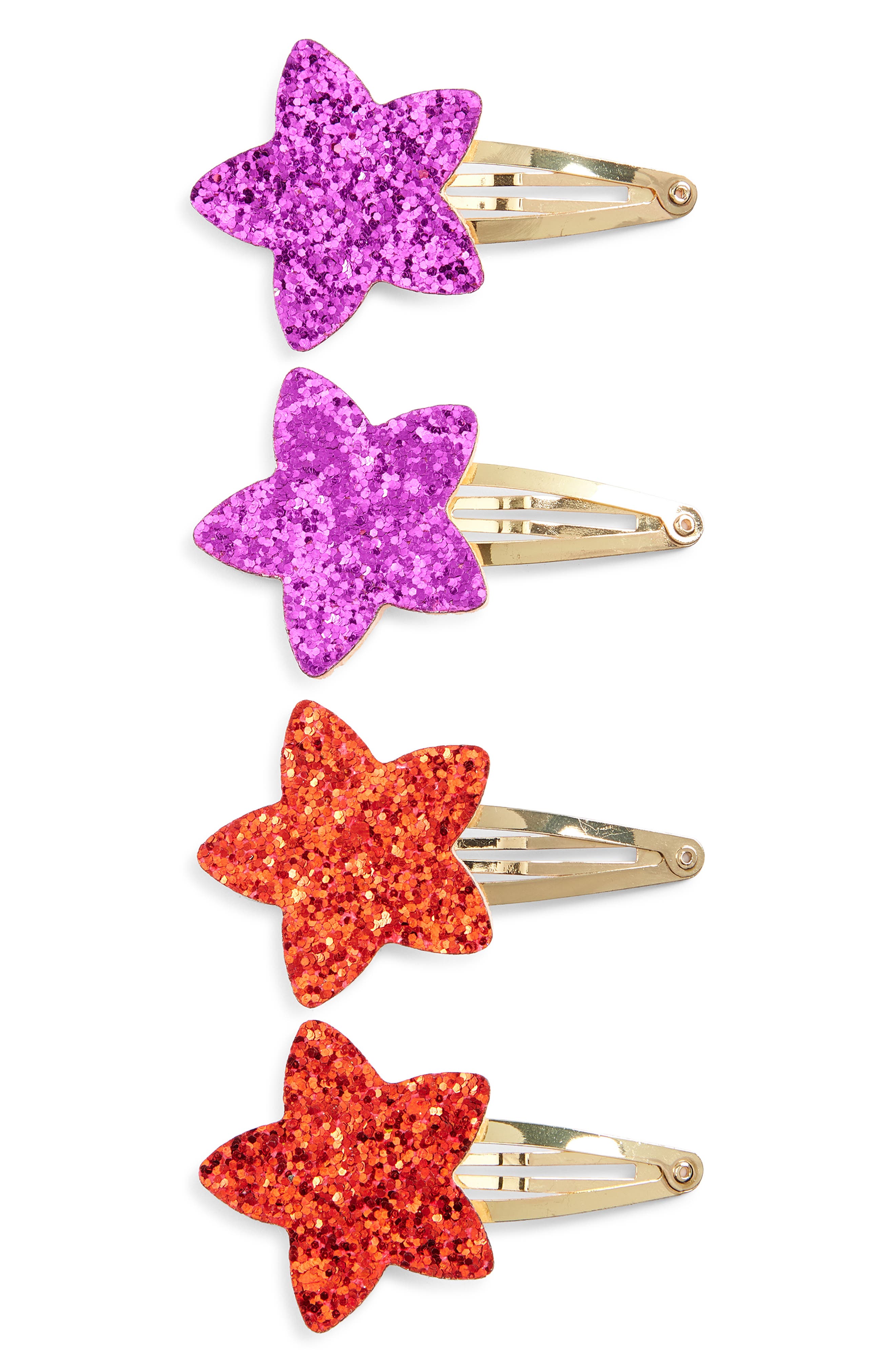 2-Pack Star Hair Clips Set