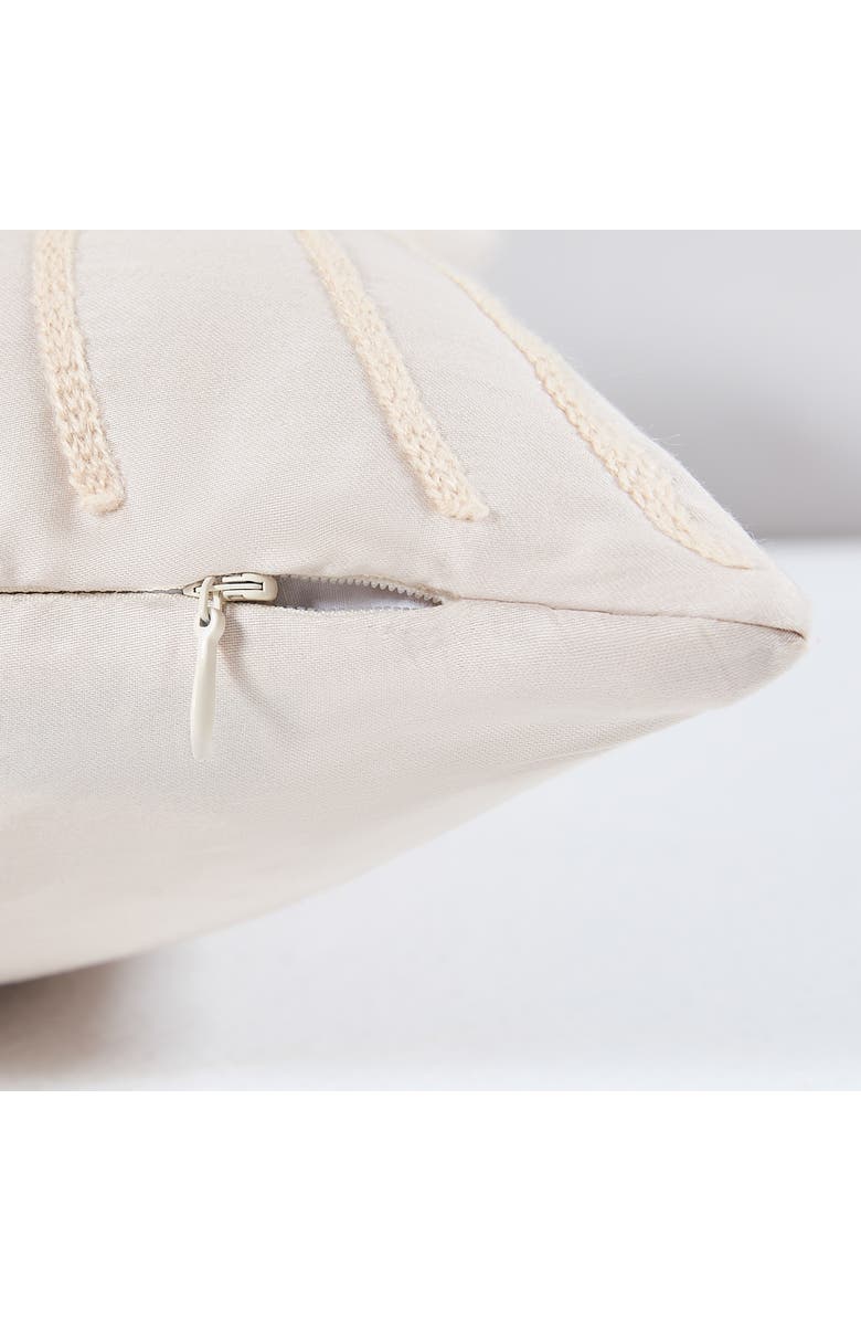 Chuks Collins x Lush Decor Kinoko Cotton Pillow Cover, Alternate, color, French Oak