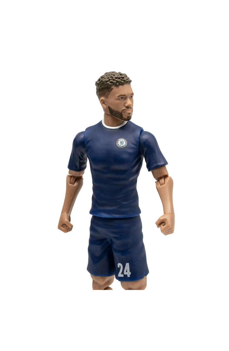 Banbo Toys Sockers Chelsea Reece James 8" Soccer Action Figure, Alternate, color, Blue