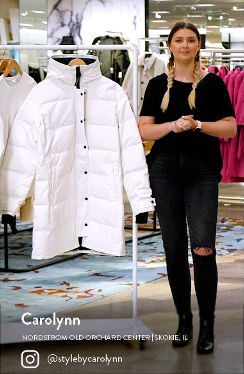 Shelburne Water Resistant 625 Fill Power Down Parka, sales video thumbnail