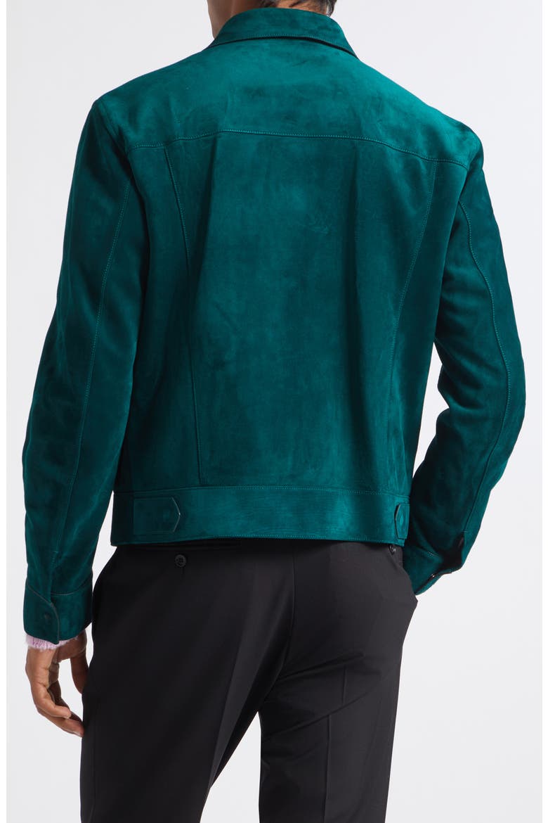 Suede Western Jacket, Alternate, color, GCU EMERALD