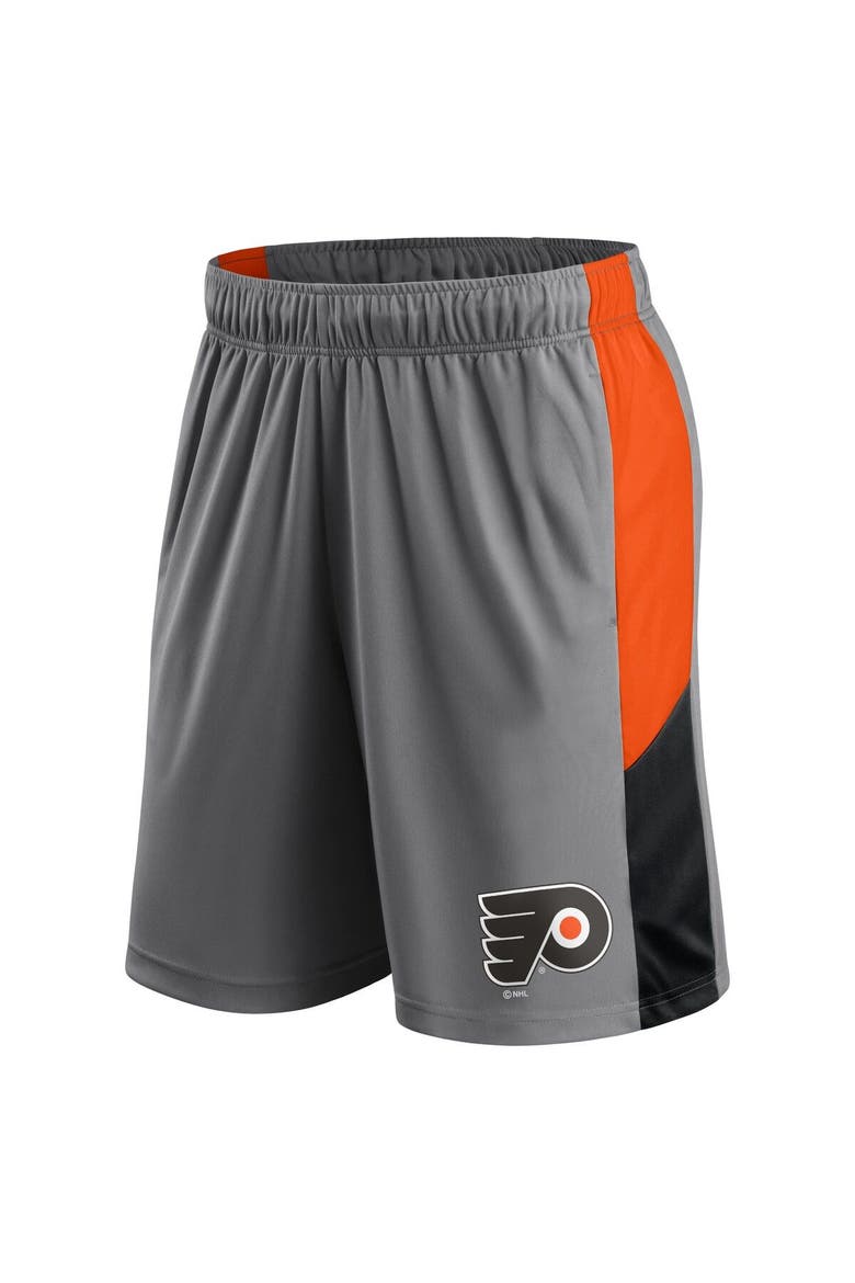 FANATICS Men's Fanatics Branded Gray Philadelphia Flyers Primary Logo ...
