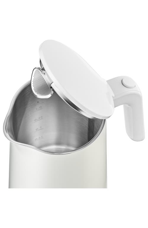 Zwilling Enfinigy 1-liter Cool Touch Electric Kettle In White