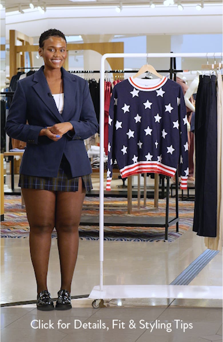 Cal Stars & Stripes Cotton Cover-Up Sweatshirt, sales video thumbnail