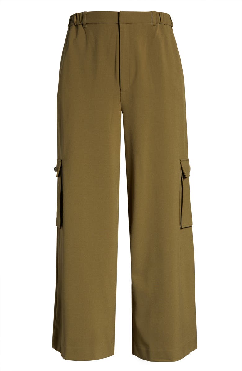 Open Edit Cargo Wide Leg Pants, Alternate, color, 