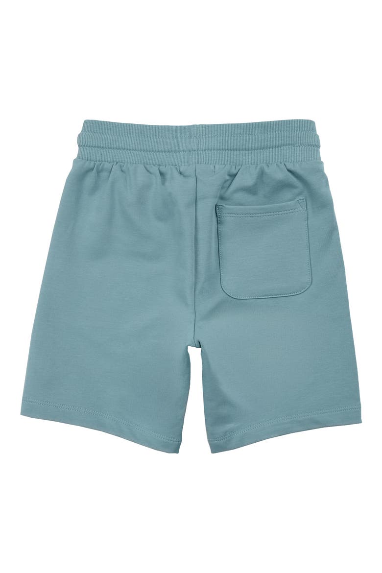 Kids' Stretch Organic Cotton French Terry Sweat Shorts, Alternate, color, DUSTY BLUE