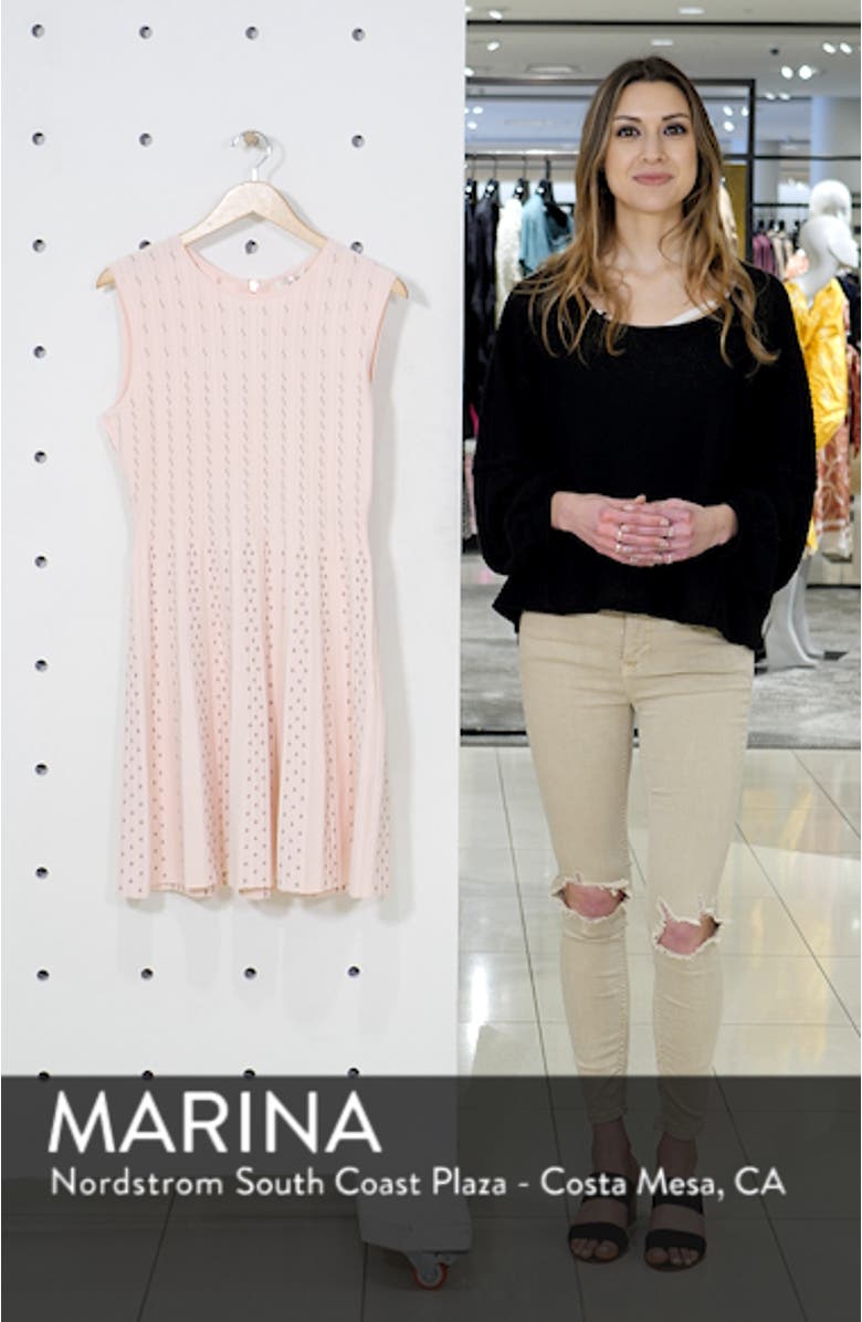 Vellia Flippy Knit Skater Dress, sales video thumbnail