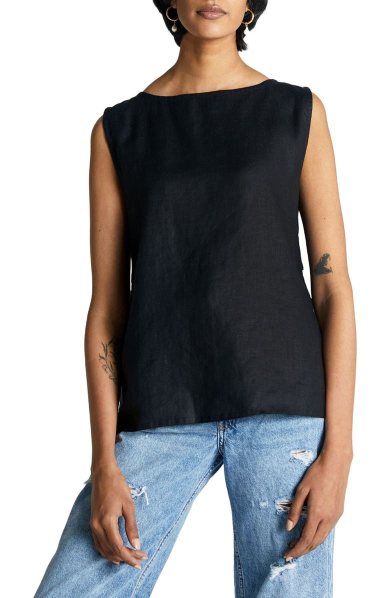 Reistor The Black in Business Top, Alternate, color, Black