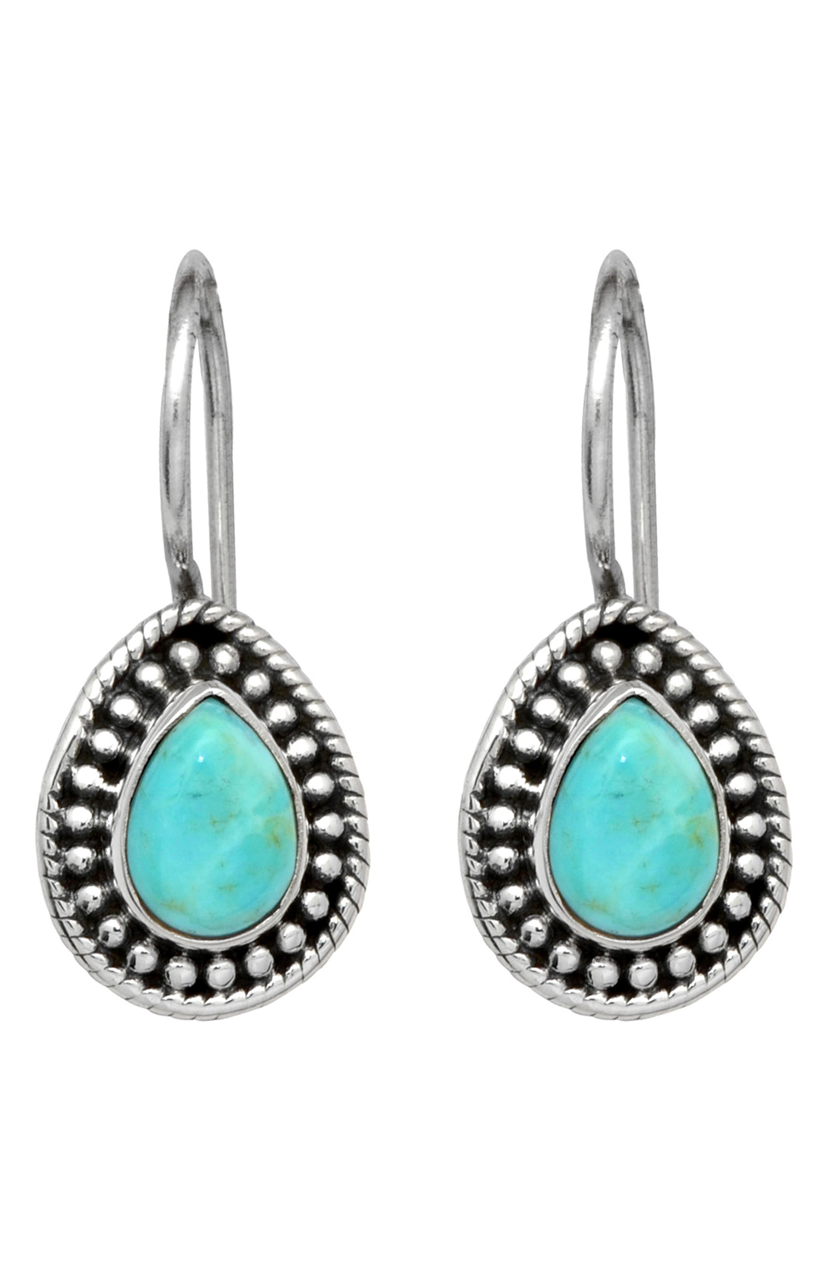 YS GEMS Mojave Turquoise Drop Earrings (Women) | Nordstromrack