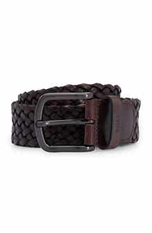 Sash Woven Leather Belt