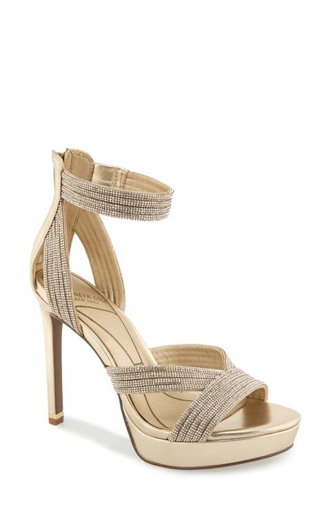 Nadine Ankle Strap Platform Sandal (Women)