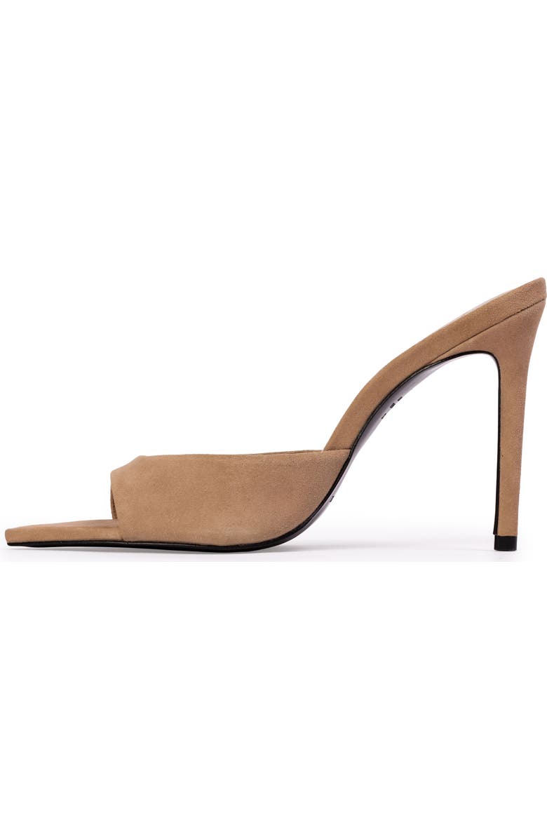 BLACK SUEDE STUDIO Brea Pointed Toe Sandal, Alternate, color, Sand Suede